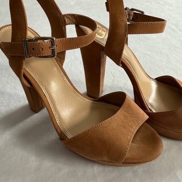 Gianni Bini Tan Strappy Heels - Size 8.5 - Picture 2 of 8